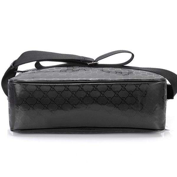 1:1 Gucci 201480 Men's Messenger Bag-Black GG Imprime